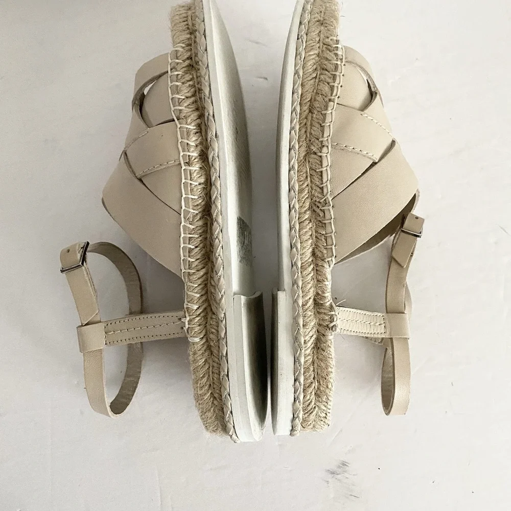 COCONUTS Matisse Nicolette Ankle Strap Womens 7 Sandals‎ Light Tan Espadrille